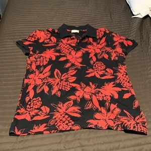 Saint Laurent polo shirts floral prints